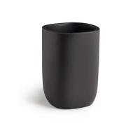 Portaspazzolini bagno Ylenia in resina nero matt Nero