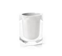 Portaspazzolini Chanelle in resina bianco Bianco