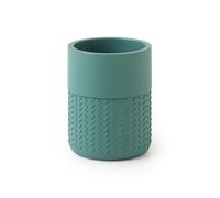 Portaspazzolini d’appoggio in resina e bambù TH98 Gedy serie THEA Verde