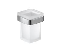 Portaspazzolini da muro in ottone e Cromall A810 Gedy serie SAMOA Cromato
