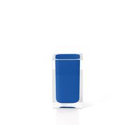 Portaspazzolini d'appoggio in resina RA98 Gedy serie RAINBOW Blu
