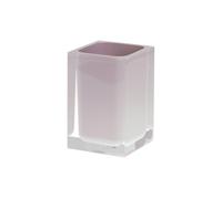 Portaspazzolini d'appoggio in resina RA98 Gedy serie RAINBOW Rosa