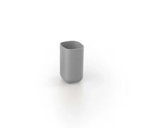 Portaspazzolini Pod in resina termoplastica grigio Grigio Opaco
