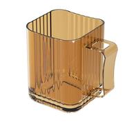 Portaspazzolino 7,5 X 7,5 X 10 Cm Bicchiere Per Spazzolino In Plastica Da Bagno 500 Ml Organizzatori Di Stoccaggio Da Appoggio Per Dentifricio, Filo Interdentale
