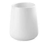 Portaspazzolino bianco per bagno, porta spazzolino da denti in ceramica, organizer per tazza e dentifricio, per piano di lavoro del bagno, porta pennelli da trucco, portapenne per riporre la scrivania