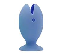 Portaspazzolino da bagno - portaspazzolino a forma di pesce, portaspazzolino da denti in silicone antipolvere, supporto per spazzolino da denti, copertura protettiva multifunzionale con