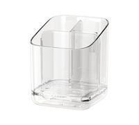 Portaspazzolino da bagno - Supporto da parete da 11,3 x 9 x 8,5 cm, organizer autoadesivo, design PET resistente, stoccaggio | Box doccia camera da letto casa appartamento per bagno