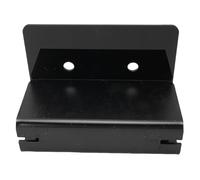 Portaspazzolino da parete, organizer da bagno per tagliabordi elettrici, dentifricio e altro, in acrilico, con gestione dei cavi, per risparmiare spazio per il bagno (nero)