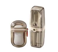 Portaspazzolino da viaggio a tenuta stagna e contenitore per sapone 2 pezzi igiene bagno essenziale per attività all'aperto multiuso portasapone da viaggio organizer