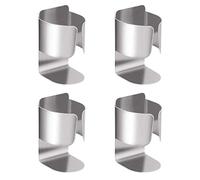 Portaspazzolino elettrico, in acciaio inox 304, montaggio a parete, autoadesivo, organizer per spazzolino elettrico, dentifricio, detergente per il viso (confezione da 4)