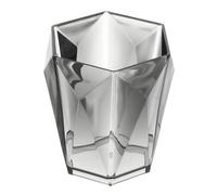 Portaspazzolino Grigio Trasparente In Plastica ABS Diamante