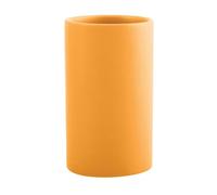 Spirella Portaspazzolino in ceramica, 7 x 11,5 cm, giallo opaco