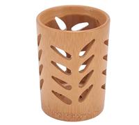 Portaspazzolino in Legno Scolapiatti Tazza per Spazzolino con Fori di Drenaggio Portabicchieri da Bagno ad Asciugatura Rapida per Pennelli da Trucco