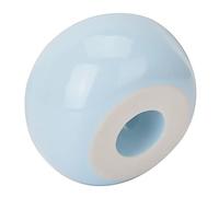 Portaspazzolino Mini in Ceramica, Coppia Porta Spazzolino Forma Ciambella Candy Color, Base per Spazzolino da Dentro Bagno (Blu)