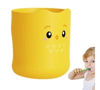 Portaspazzolino per bambini, porta spazzolini da denti per bambini, 300 ml, porta dentifricio cartoni animati e bicchiere, tazza ergonomica, porta spazzolino da denti, dentifricio, bagno
