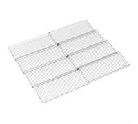 Portaspezie a più livelli in plastica trasparente, progettato per massimizzare lo spazio di archiviazione per spezie e altri piccoli oggetti essenziali nei cassetti o negli scaffali della cucina (8