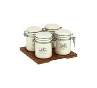 Portaspezie da tavolo collezione casa dolce Casa set 4 barattolini