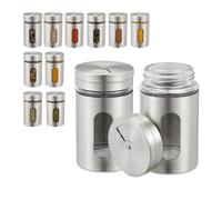 Portaspezie Dispenser spezie Set di contenitori 80 ml Riutilizzabile Lavabile