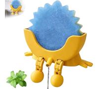 Portaspugna stampato in 3D for Scrub Daddy, simpatico portaspugna da appendere con drenaggio, mantiene la spugna asciutta e sorridente, organizer for riporre le spugne(Yellow)