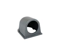 PORTASTRUMENTI CRUSCOTTO 1 FORO SUPPORTO 52MM CARBONIO ACCESSORI AUTO STRUMENTI