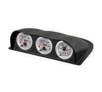 Portastrumenti Supporto Cruscotto 3 Fori Ø52mm Auto Abs per Manometro Voltimetro