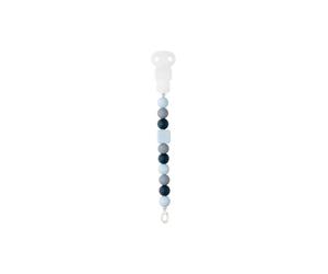 Portasucchietto blu navy in silicone - Nattou