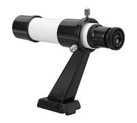 Portata 5x24 Ambito di Ricerca, 5x Ambito di Ricerca del Telescopio Astronomico con Supporto in Base in Linea, Wrondren Telescope Finderscope