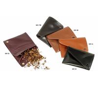 PORTATABACCO DA PIPA WEST POCKET PIPE TOBACCO HOLDER LEATHER PELLE LUBINSKI I851