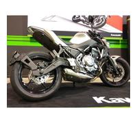 Portatarga A Ruota Kawasaki Z650 Nero Per Moto Ricambi Accessori
