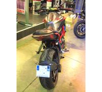 Portatarga A Ruota Yamaha MT-07 Nero Per Moto Ricambi Accessori
