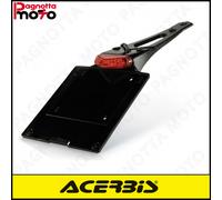 PORTATARGA ACERBIS 60 P119 MOTO CROSS ENDURO UNIVERSALE CON KIT DI MONTAGGIO