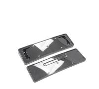 Portatarga Adatto per Tesla Model Y 2022 Accessori per auto ABS Supporto per telaio targa anteriore e posteriore in fibra di carbonio Porta Targa Auto(Bright carbon)