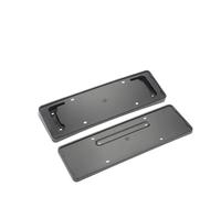 Portatarga Adatto per Tesla Model Y 2022 Accessori per auto ABS Supporto per telaio targa anteriore e posteriore in fibra di carbonio Porta Targa Auto(Matte black)