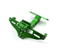 Portatarga Adatto Per Yamaha XJ6 XJ6F XJ6N DIVERSION 2009-2014 Supporto Per Targa Posteriore Regolabile Per Moto Con Luce(Green)