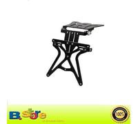 90146 PORTA TARGA PORTATARGA LAMPA AERO-X PER MOTO KAWASAKI ALLUMINIO NERO