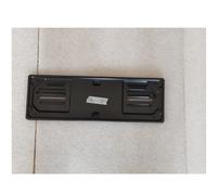 Portatarga anteriore in acciaio nero universale 30399