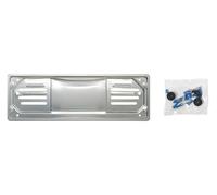 Portatarga anteriore in alluminio con kit fissaggio