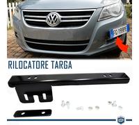 PORTATARGA Anteriore per VOLKSWAGEN Kit RILOCATORE Laterale a Scomparsa METALLO