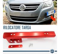 PORTATARGA Anteriore per VOLKSWAGEN RILOCATORE Laterale a Scomparsa METALLO Ross