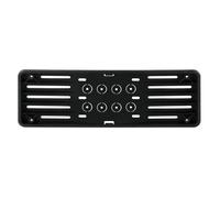 Portatarga anteriore in polipropilene - Nero