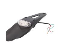 Portatarga con luce posteriore LED bianca per Supermotard, Enduro