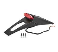 Portatarga Con Luce Targa Luce Posteriore Enduro Moto Nero