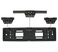 PORTATARGA CON TELECAMERA 4 LED, PORTA TARGA CON 2 SENSORI, RETROCAMERA, TELECAMERA POSTERIORE 170° GRADI VISIONE NOTTURNA IMPERMEABILE - DISCORAMA®