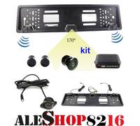 Portatarga con telecamera Retromarcia Auto Retrocamera 170 ° Visione Nottura