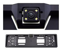 PORTATARGA CON TELECAMERA RETROMARCIA 170 ° VISIONE NOTTURNA AUTO RETROCAMERA