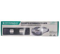 PORTATARGA CON TELECAMERA RETROMARCIA 4 LED AUTO VISIONE NOTTURNA RETROCAMERA