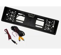 PORTATARGA CON TELECAMERA RETROMARCIA AUTO RETROCAMERA 4 LED 170 ° VISIONE NOTTE