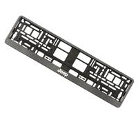Portatarga europea telaio carbon look per appassionati JEEP
