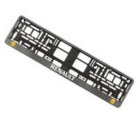 Portatarga europea telaio carbon look per appassionati Renault