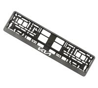 Portatarga europea telaio carbon look per fan KIA
